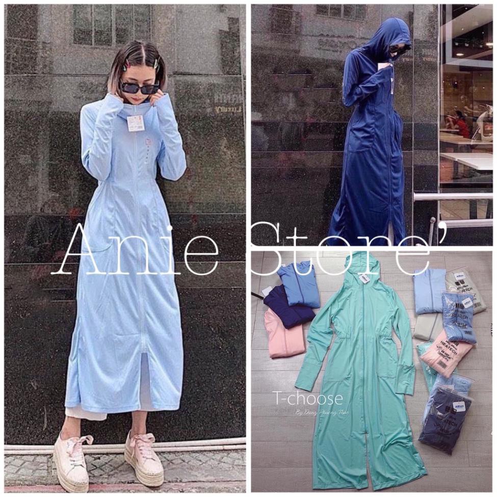 Áo Chống Nắng Dáng Liền Quần 🦋 Áo Khoác Chống Nắng Kiểu Dáng Hàn 5 Màu🦋