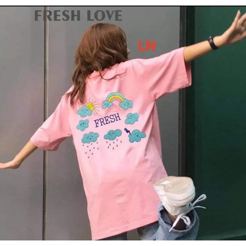 Áo phông đám mây fresh LN11
