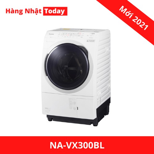 Máy giặt nội địa Nhật Panasonic NA-VX300BL giặt 10kg sấy Block 6kg ( Đời 2021)