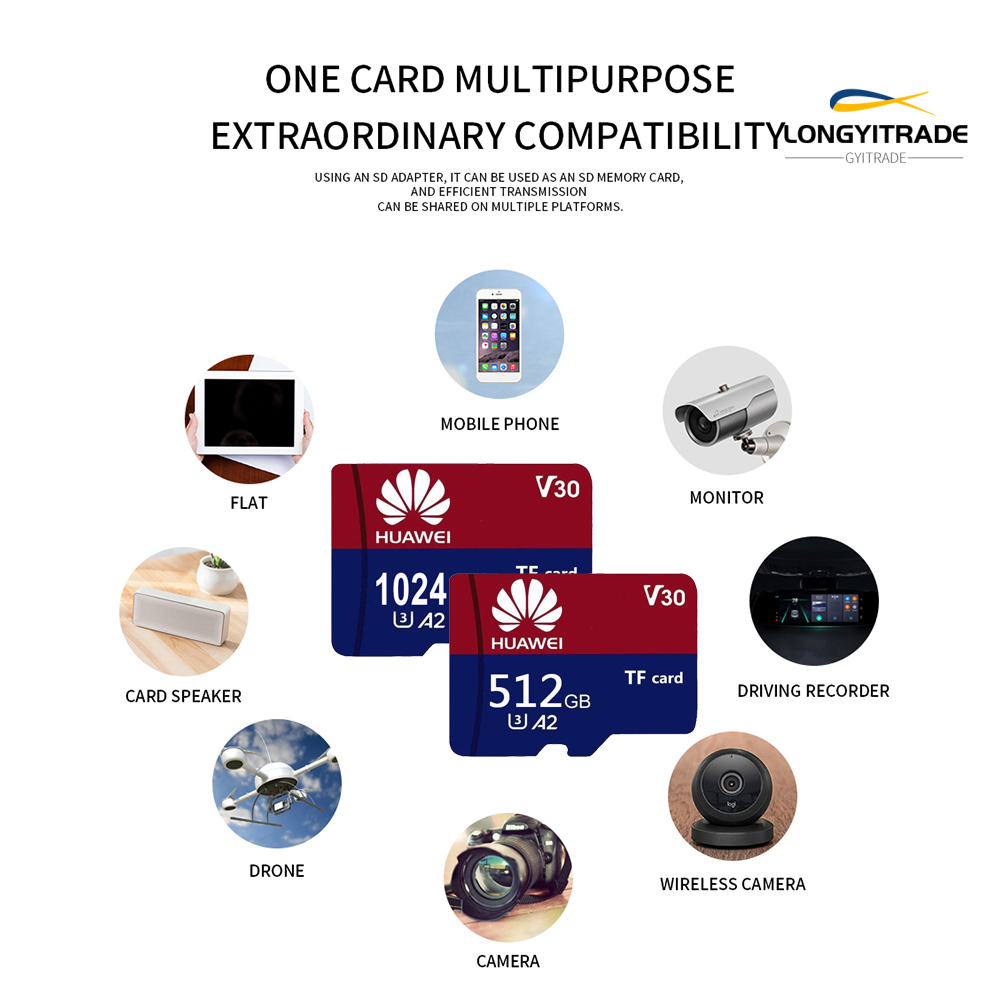 Micro Mini Kỹ Thuật Số Hua Wei U3 512gb / 1tb Cho Điện Thoại / Máy Ảnh | BigBuy360 - bigbuy360.vn