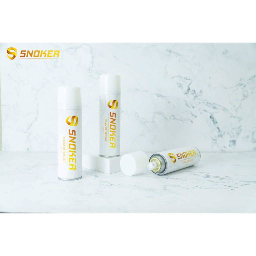 Chai xịt bọt vệ sinh tẩy trắng giày Snoker - Cao cấp