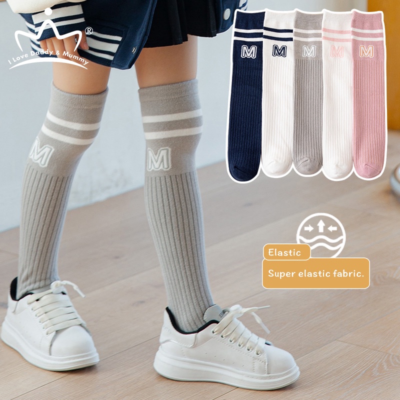 Vớ Cao Ngang Gối Thời Trang Thu Đông Hàn Quốc Mới Cho Bé Gái