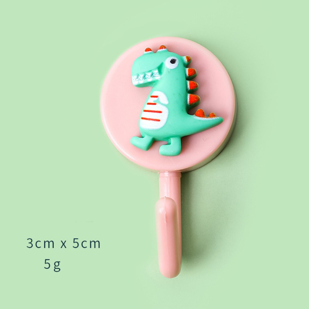 Móc dán tường hình dễ thương - Móc treo hình thú tiện lợi