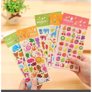1 tấm sticker 3d nổi hình ngộ nghĩnh