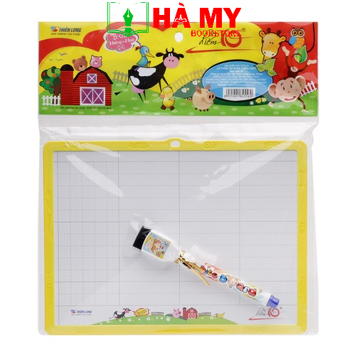 [Hỏa Tốc] Bảng Bộ Điểm 10 B-09/B-015 màu ngẫu nhiên- Bảng 2 mặt viết phấn và viết lông Thiên Long