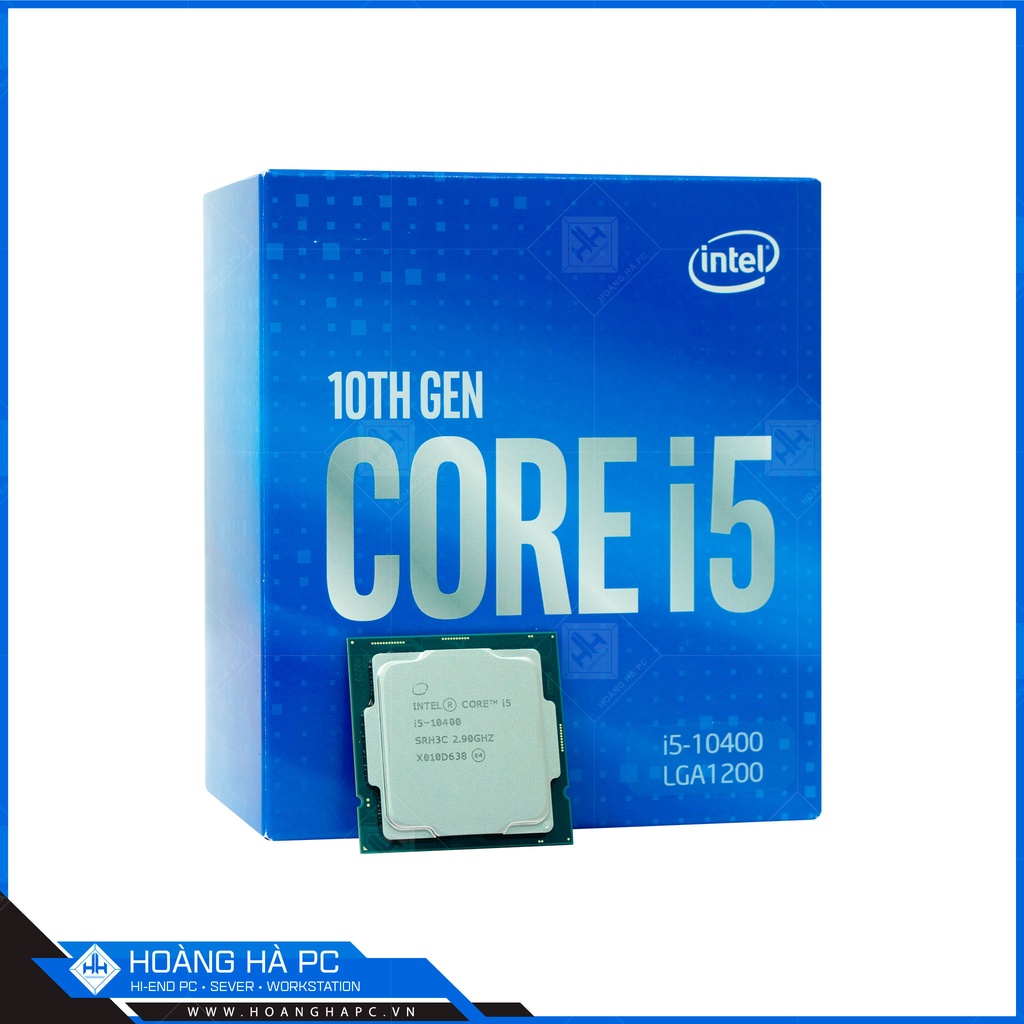 CPU Intel Core i5-10400 (2.9GHz turbo up to 4.3GHz, 6 nhân 12 luồng, 12MB Cache, 65W) - Socket Intel LGA 1200