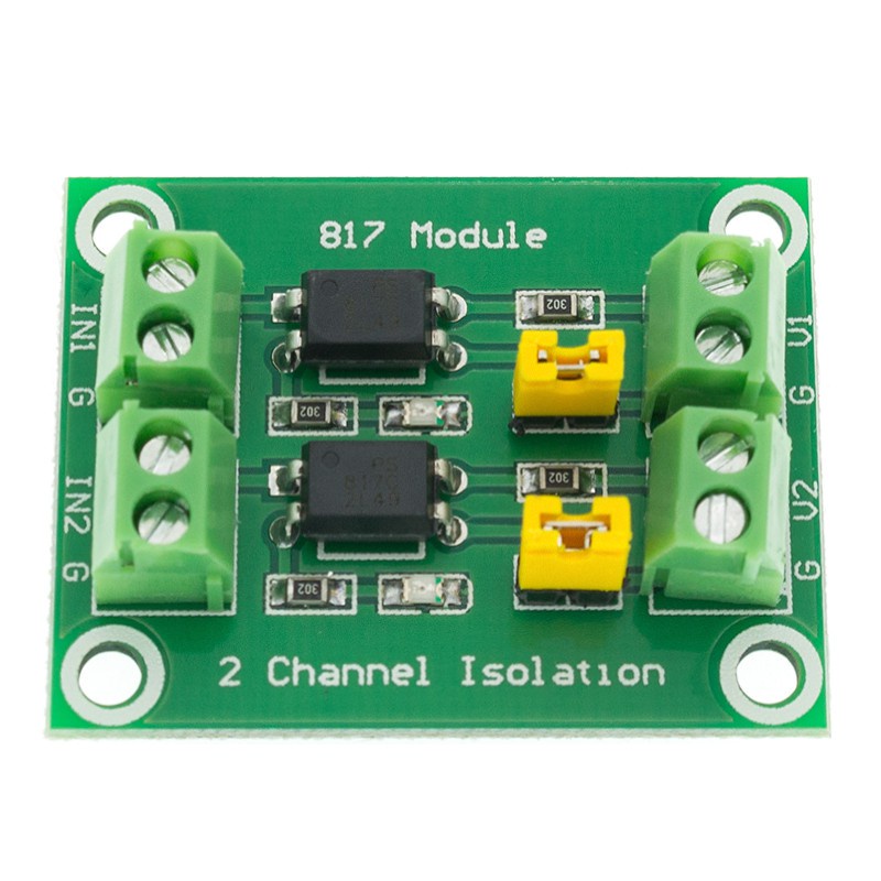 Bảng mạch cách ly quang PC817 2 4 kênh 3.3V sang 5V 3.6-30V