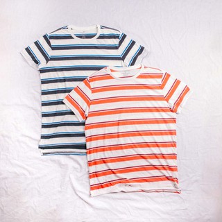 Áo phông (áo thun) AE kẻ hàng xuất dư form Mỹ Oversize