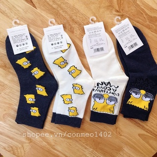Tất simpson simson nam nữ tất cổ cao