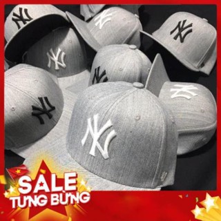 [Sale] Nón Snapback NY xám siêu đẹp 01