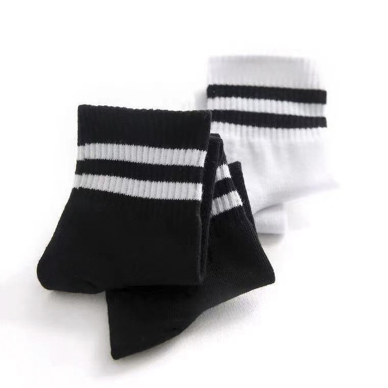 Tất cổ cao nam nữ thể thao phong cách Hàn Quốc, vớ nữ nam trắng đen chất liệu cotton mềm thoáng mát M36 - ĐHT SHOP