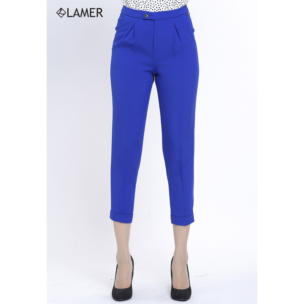 Quần Nữ Ly Úp LAMER L64K18H012 (xanh coban)
