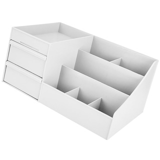 Box PP Makeup Organizer Case Table Storage Container with Drawers Jewelry Cosmetic Case