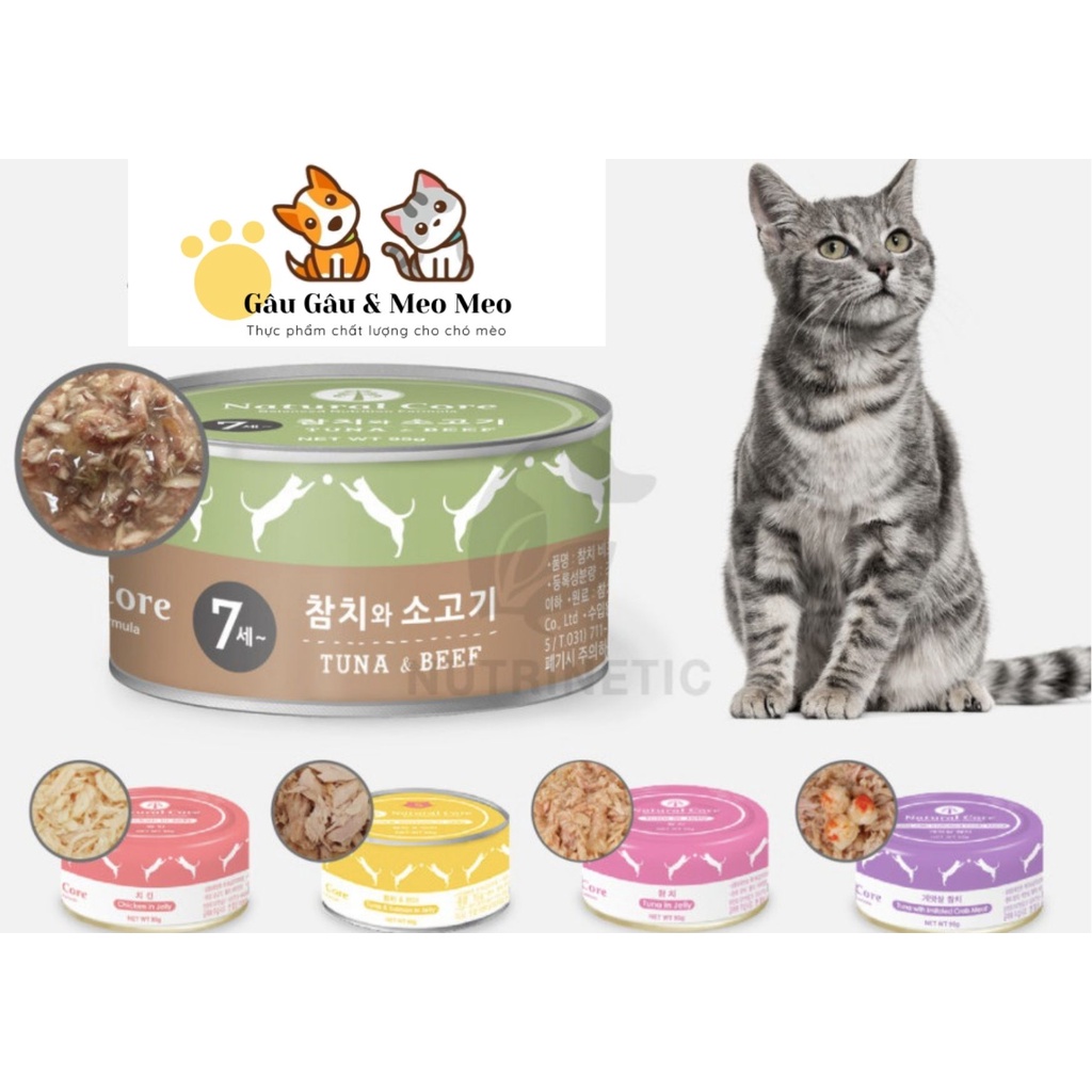 NATURAL CORE - PATE CAO CẤP CHO MÈO TỪ HÀN QUỐC Hộp 95g