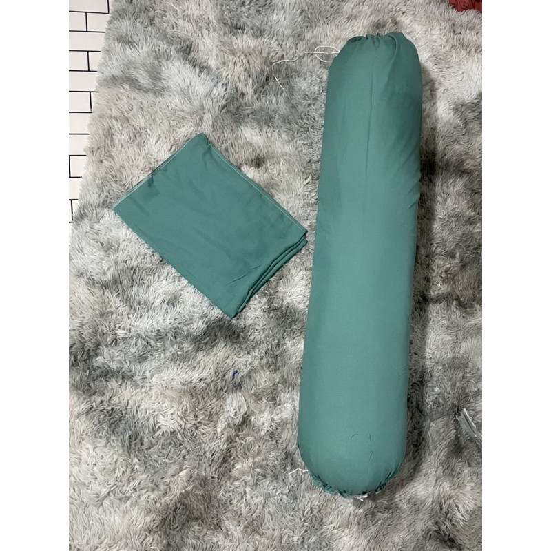 Vỏ gối ôm màu đơn sắc chất liệu cotton không bai,không phai,không xù