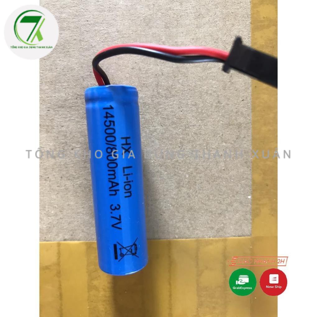 Pin sạc Li-ion 3.7v 14500 800mah, 500mAh 3.7V cho đồ chơi xe ô tô điều khiển từ xa,xe địa hình điều khiển từ xa