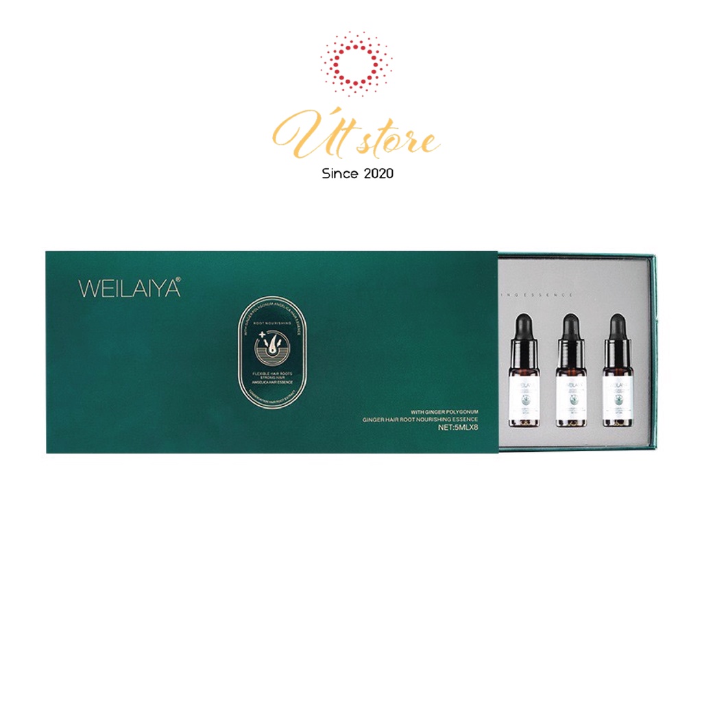 Serum mọc tóc weilaiya, huyết thanh hỗ trợ mọc tóc, giảm rụng tóc 1 hộp 8 lọ