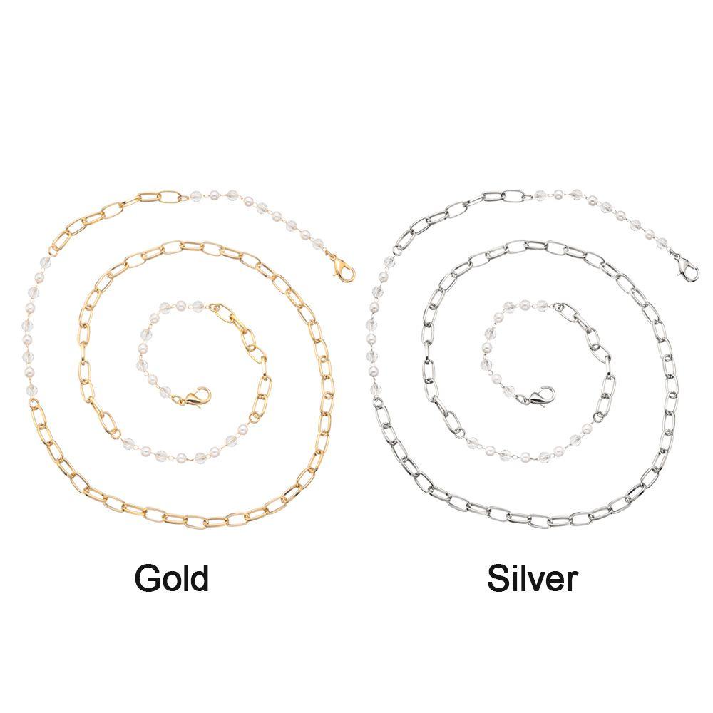 MOILYVN Dây Xích Kim Loại Đeo Kính Mát Thời Trang Cho Nữ