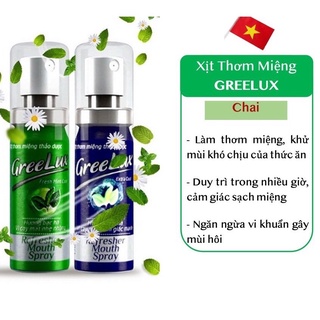 Xịt thơm miệng Greelux Extra Cool Thảo Dược chai 12ml