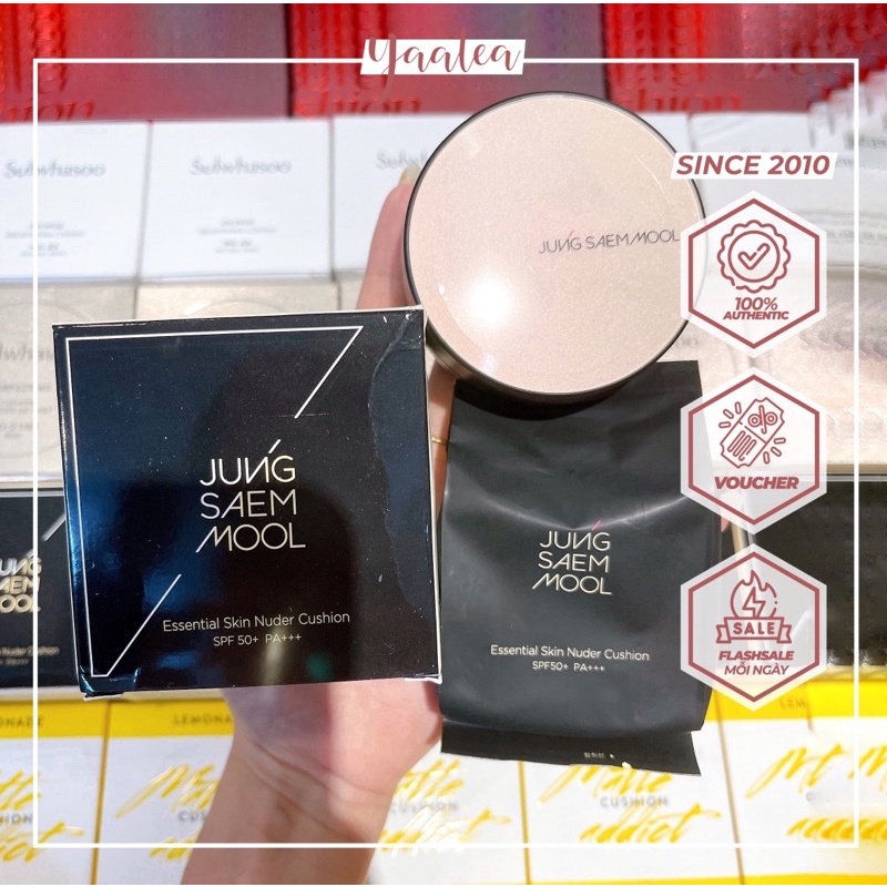 Phấn Nước Cushion Jung Saem Mool Essential Skin Nuder SPF50+ / PA+++