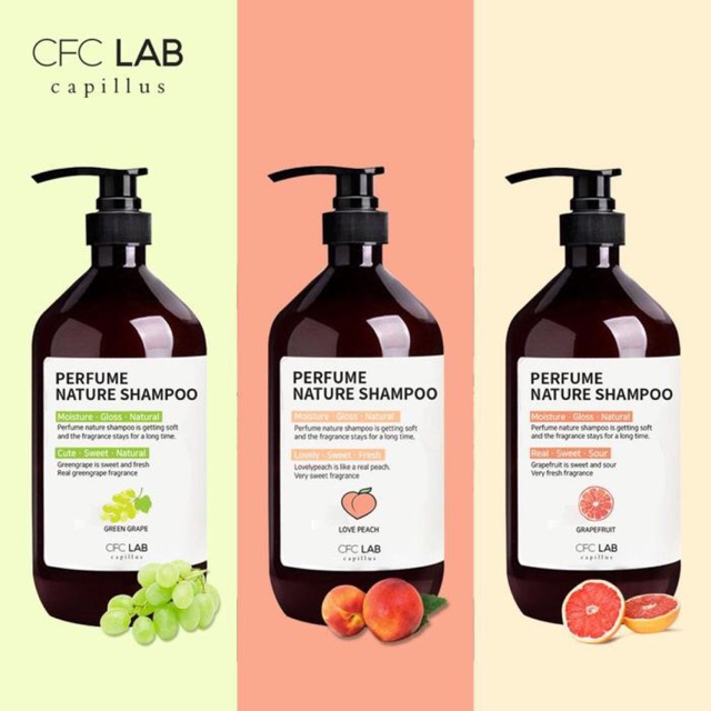 [TẶNG DẦU XẢ 250ML CHI.ẾT] Dầu gội bóng mượt tóc CFC LAB PERFUME NATURE SHAMPOO
