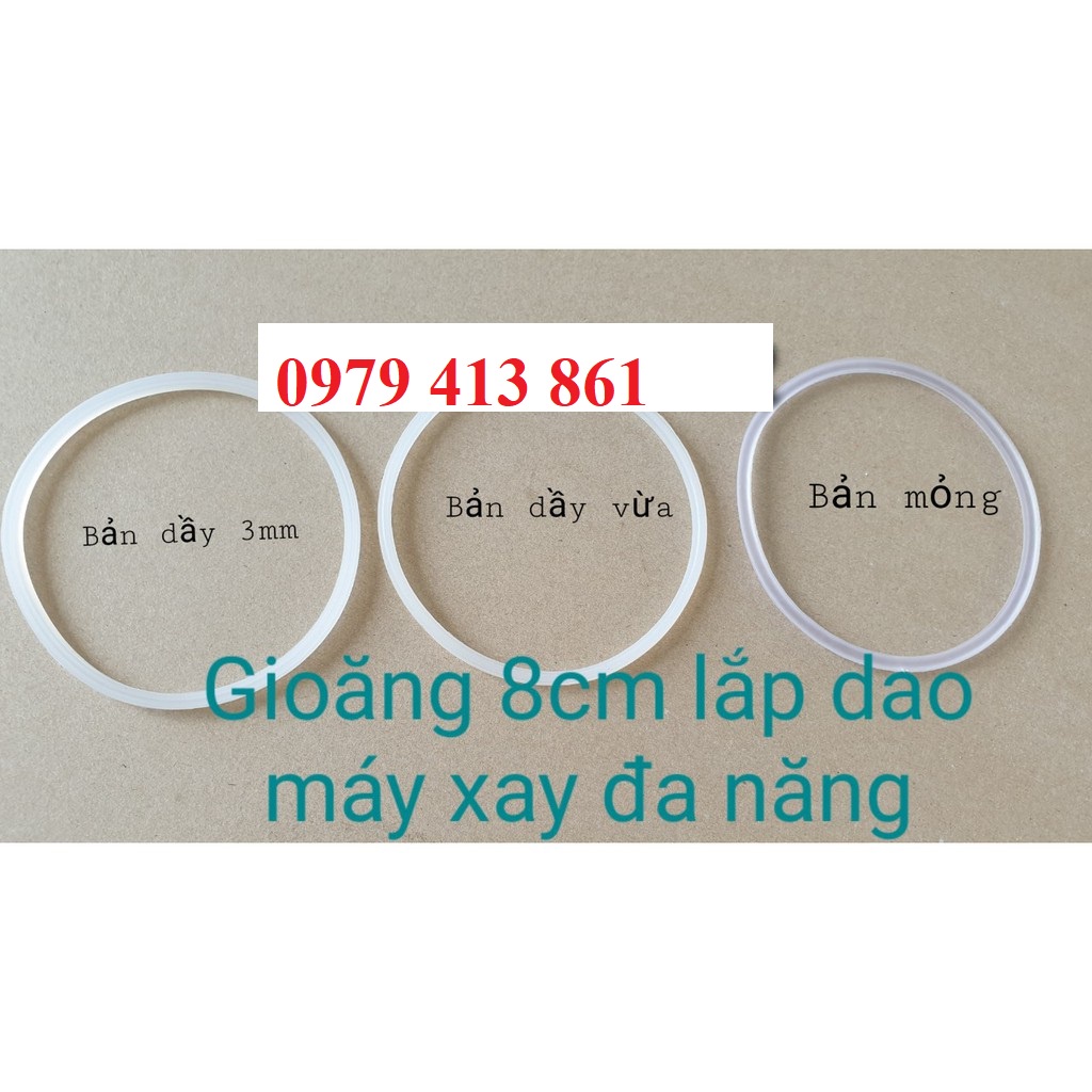 [Mã ELHA22 giảm 5% đơn 300K] Ron / Zoong / Gioăng Máy Xay Sinh Tố đa năng 8cm dầy vừa, mỏng -anhsonnd18