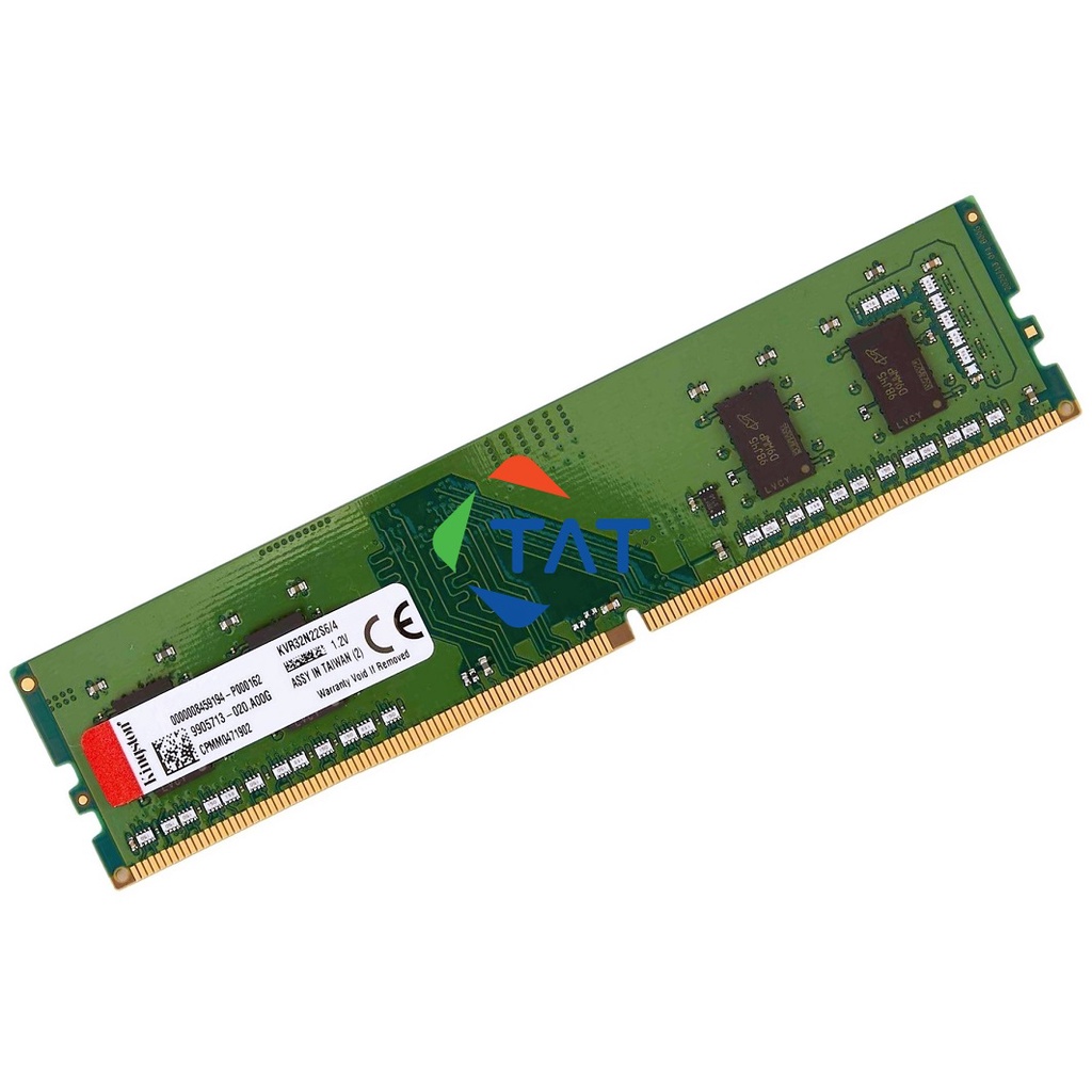 Ram Kingston 4GB DDR4 3200MHz Chính Hãng - Dùng Cho PC Desktop