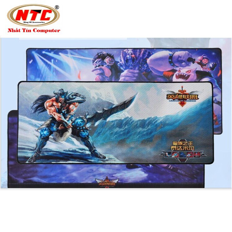 Miếng lót chuột size lớn chơi game NTC hình Game ngẫu nhiên - Loại Mousepad Speed