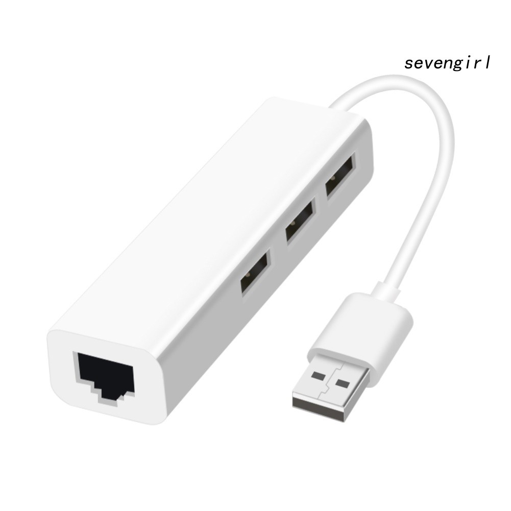 Bộ Chuyển Đổi Usb / Type-C 3 Cổng Usb2.0 Hub Rj45 Lan