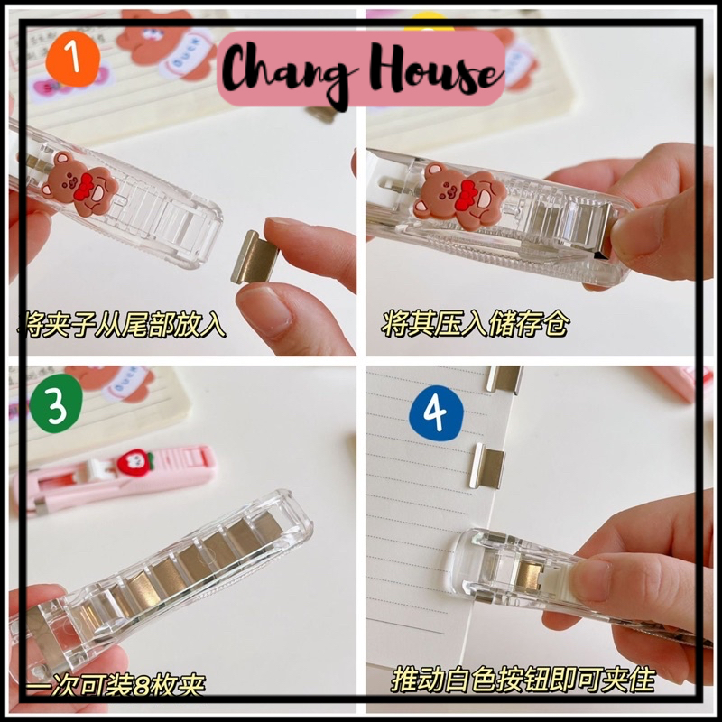 Dập Ghim Vĩnh Cửu Không Nát Giấy Tiện Lợi Cho Học Sinh