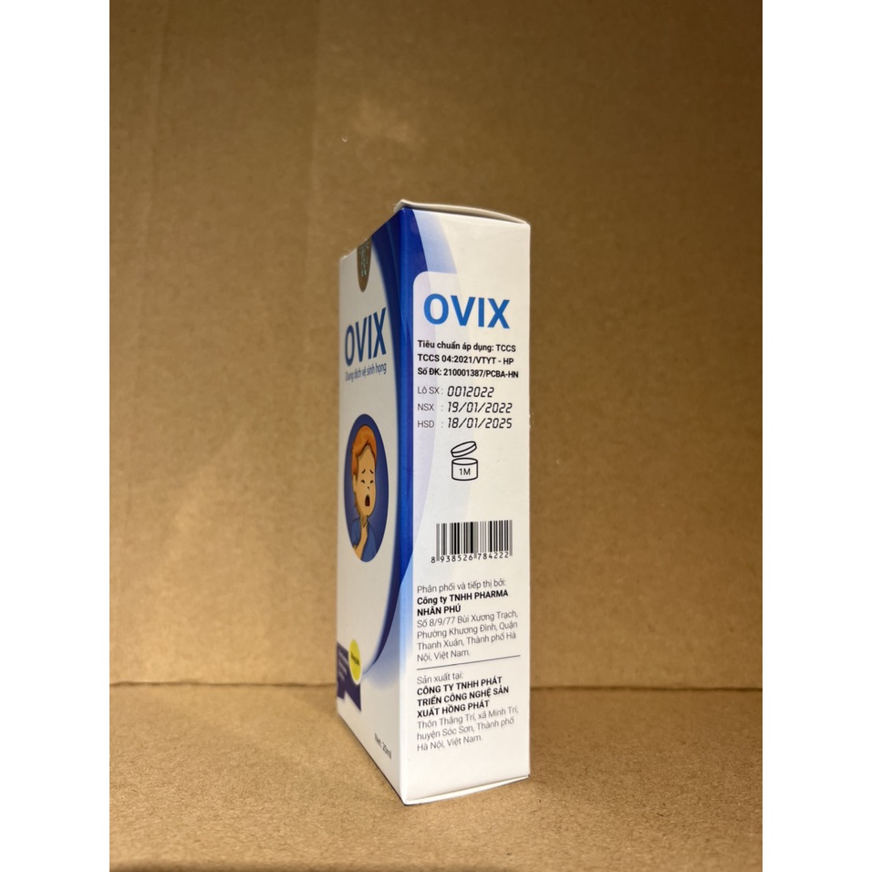 Xịt họng Ovix ( 20ml )