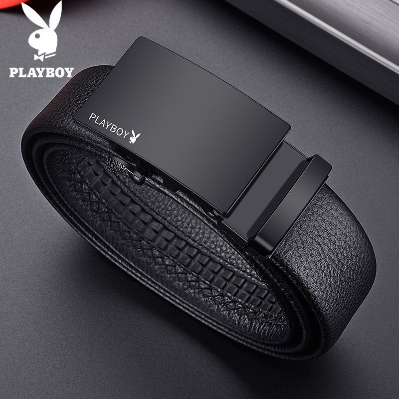 Thắt Lưng Da PLAYBOY Khóa Tự Động Thời Trang Sang Trọng Cho Nam