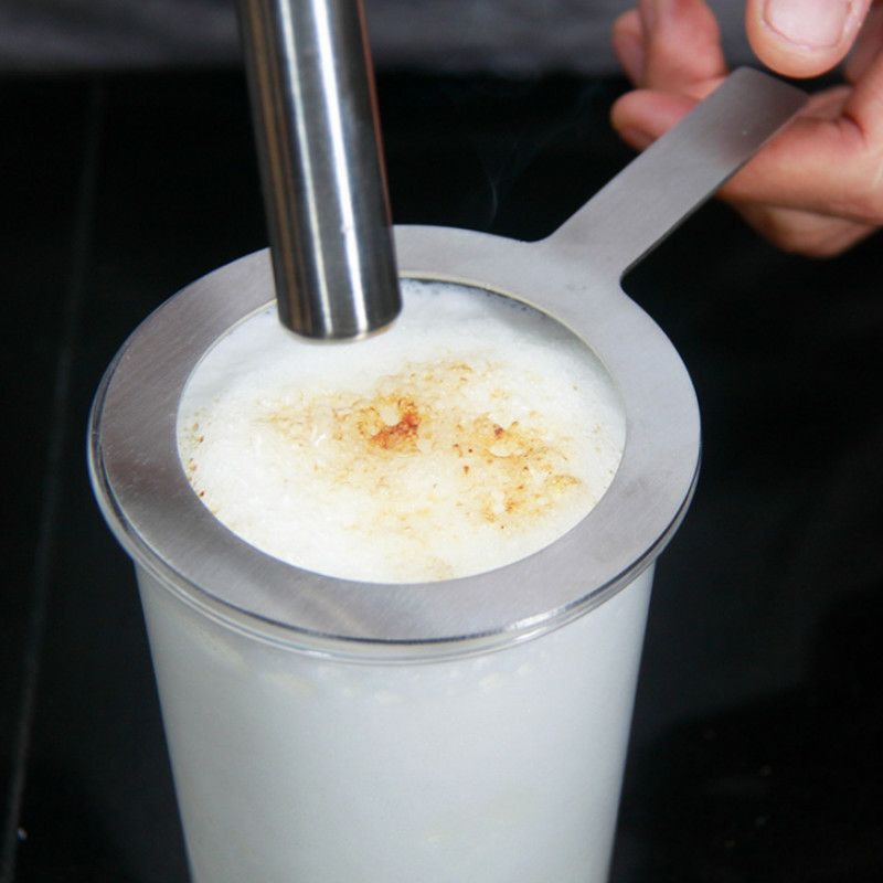 Vòng che miệng cốc chất liệu Inox bền dày dặn - Dụng cụ chuyên chế biến Trà sữa  Pb500