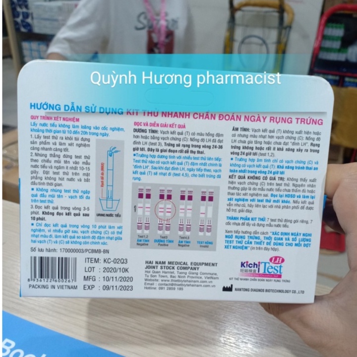 Que thử rụng trứng KICHI TEST hộp 7 que