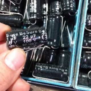 Tụ loa 2 đầu 22uf 100v combo 10