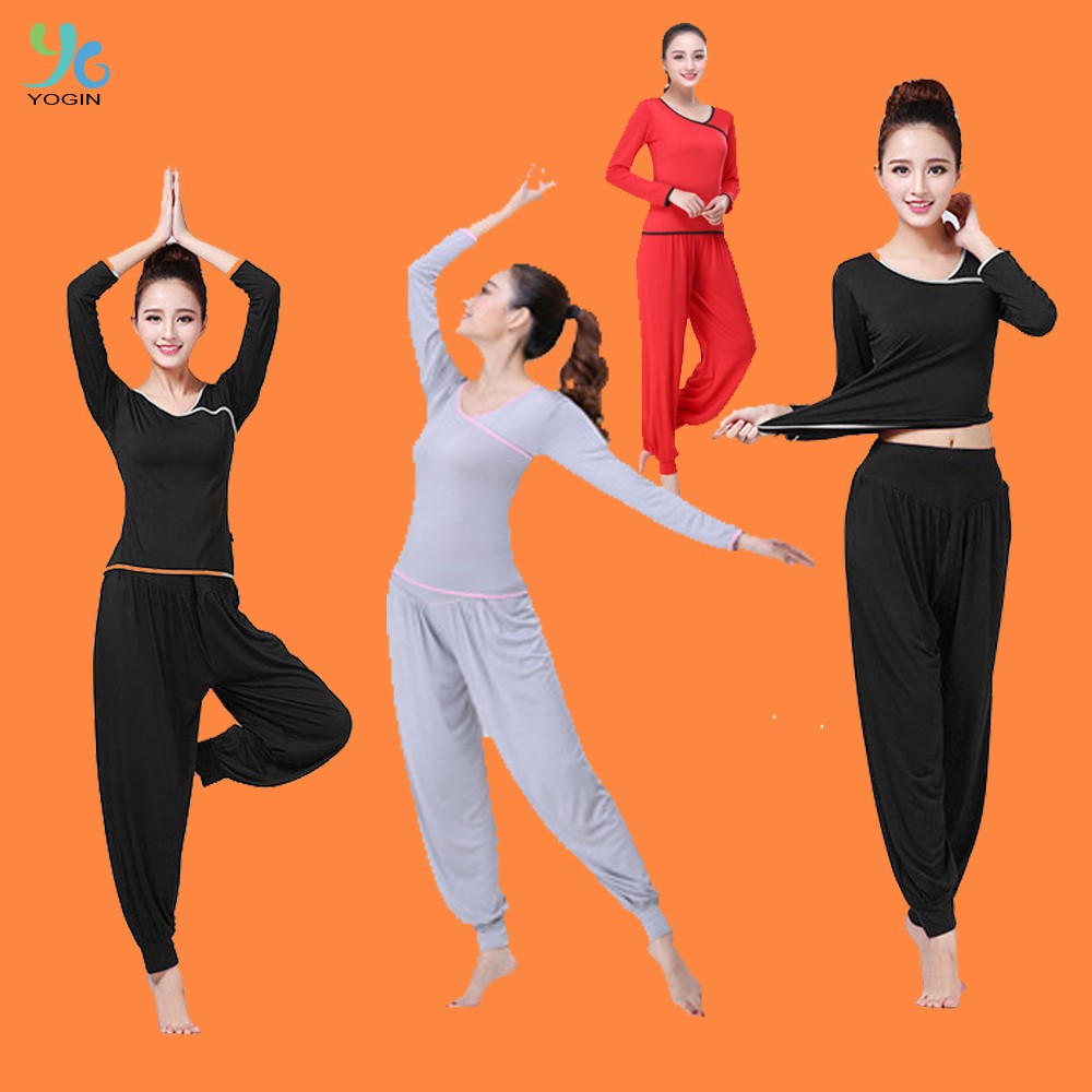 Bộ tập Yoga, zumba chất vải thun lạnh mềm mịn mát
