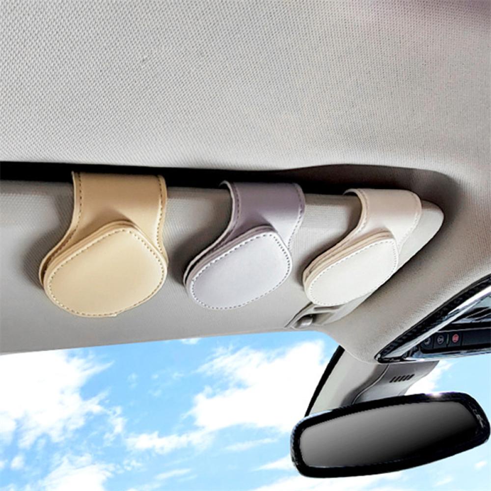 Kẹp Kính Mát Bằng Da Đa Năng F7N4 Cho Xe Hơi