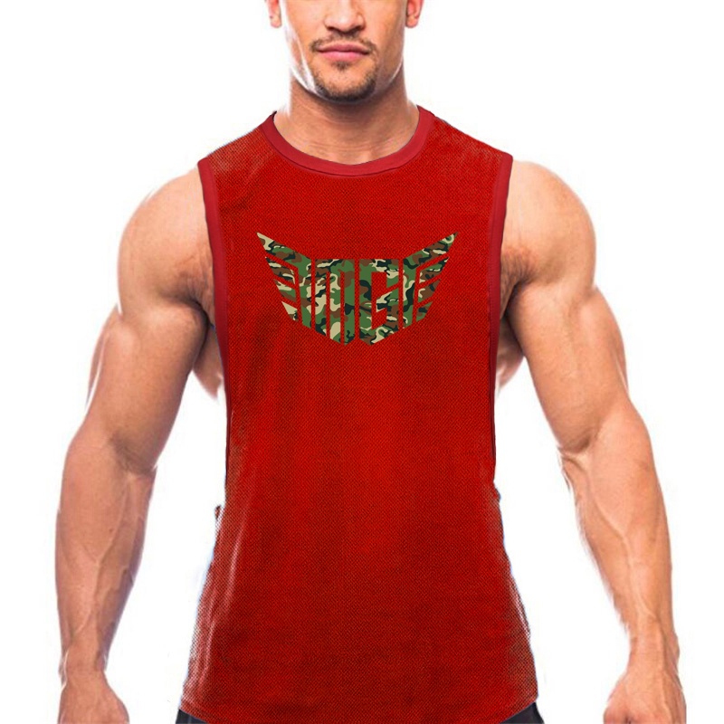 Áo Ba Lỗ Lưới Nhanh Khô Tập Thể Hình Cơ Bắp Thời Trang Mới Cho Nam