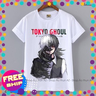 (GIÁ TỐT) Áo thun Anime in hình Tokyo Ghoul Ken Kaneki cực ngầu M2413