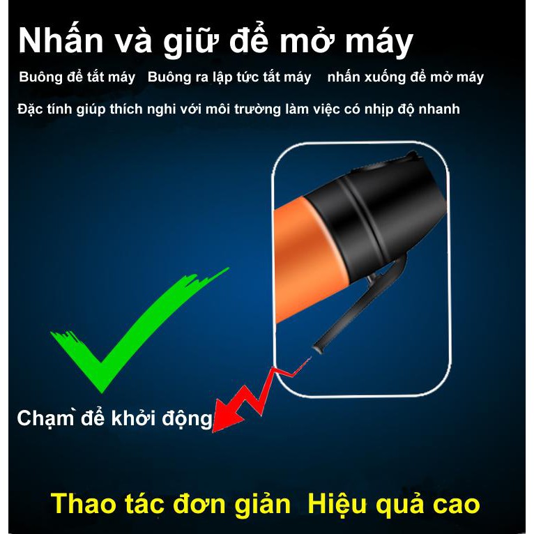 Máy đánh vẩy cá cầm tay inox 304 IPX7- hàng cao cấp 🦈🦈