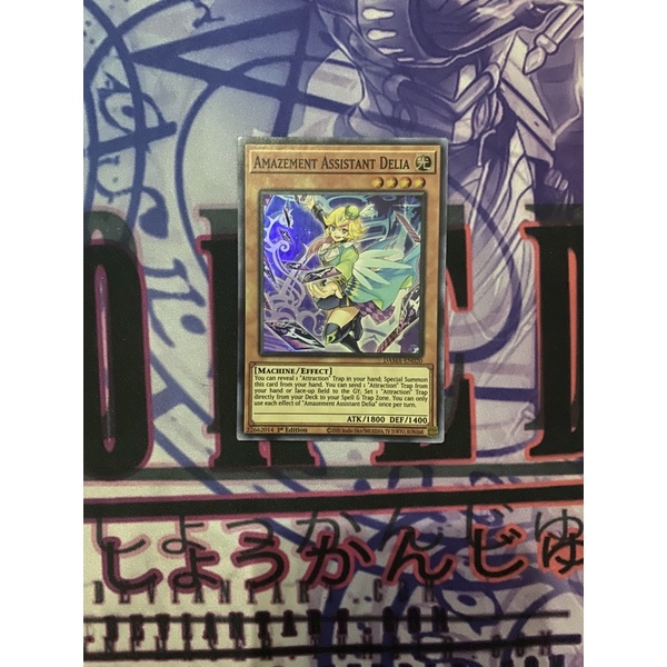 Thẻ bài Yugioh AMAZEMENT ÄSSISTANT DELIA – Super Rare – DAMA-EN020