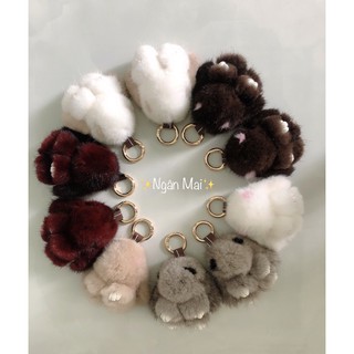 SẮN Charm thỏ treo túi/ móc khoá siêu iu loại 1