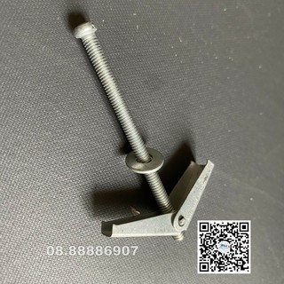 Combo 10 Tắc kê sắt, nở sắt cánh bật lò xo kích thước dài 6cm, chất liệu bằng thép, nhập khẩu bởi shop rèm cửa Mia.