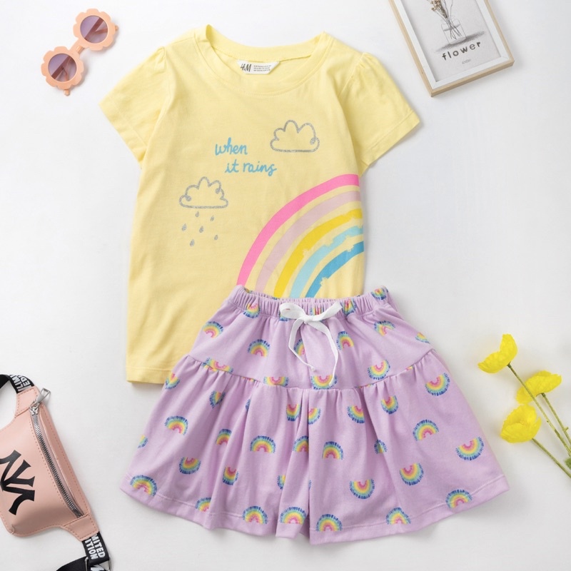 SALE SỐC ❌ Set bé gái cotton quần váy siêu xinh 18-45kg