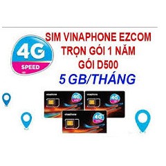 Sim 4G Gói D500 Viettel_Vinaphone Có ngay data khủng 5Gb hàng tháng trọn 12 tháng không lo nạp phí hàng tháng