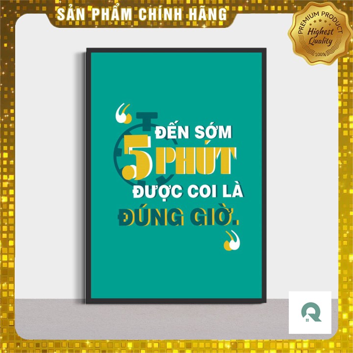 🔥Hot Deal🔥  15 Tranh Động Lực - Tranh Slogan Trang Trí Văn Phòng - Nhận Thiết Kế Tranh Canvas Theo Yêu Cầu CV-052