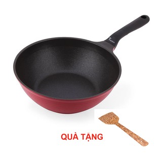 Chảo chống dính sâu lòng ILO Titanium Hàn Quốc , tặng 1 sạn dừa