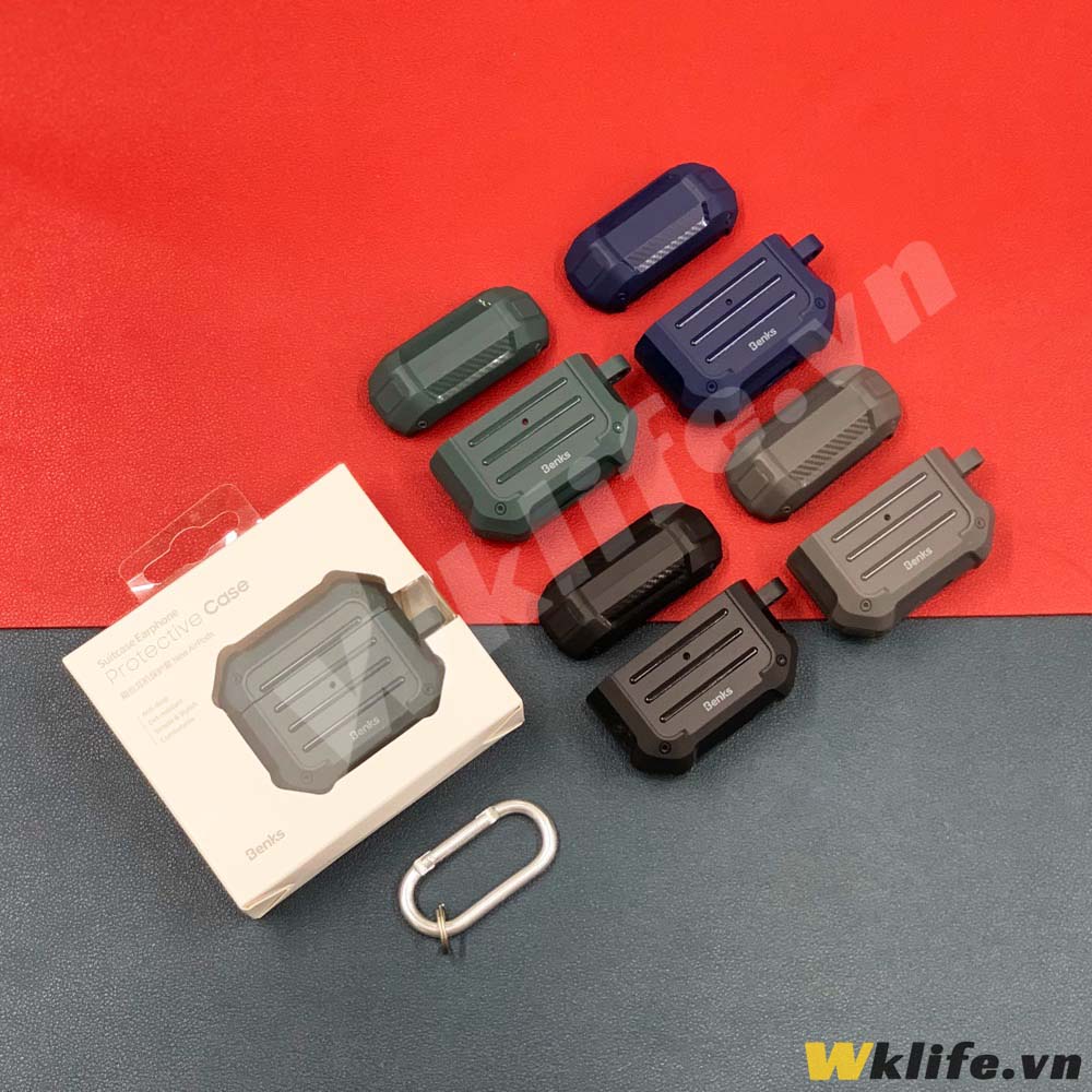 Vỏ Case Airpod 3 Benks Chống Sốc Tặng Kèm Móc Khoá Cao Cấp