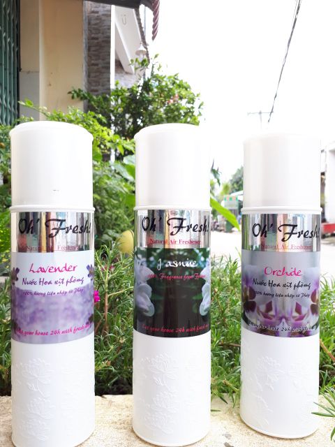 Xịt phòng Oh'Fresh hương liệu nhập 100% từ Pháp