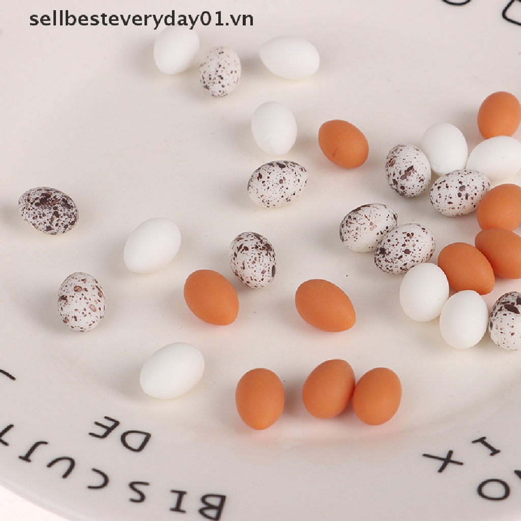 Set 10 quả trứng đồ chơi trang trí nhà búp bê